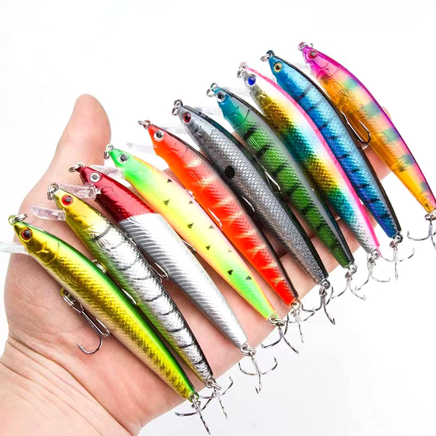 10PCS Jerkbait Minnow Swimbait - đánh giá và giá Fishing Lure Crankbait