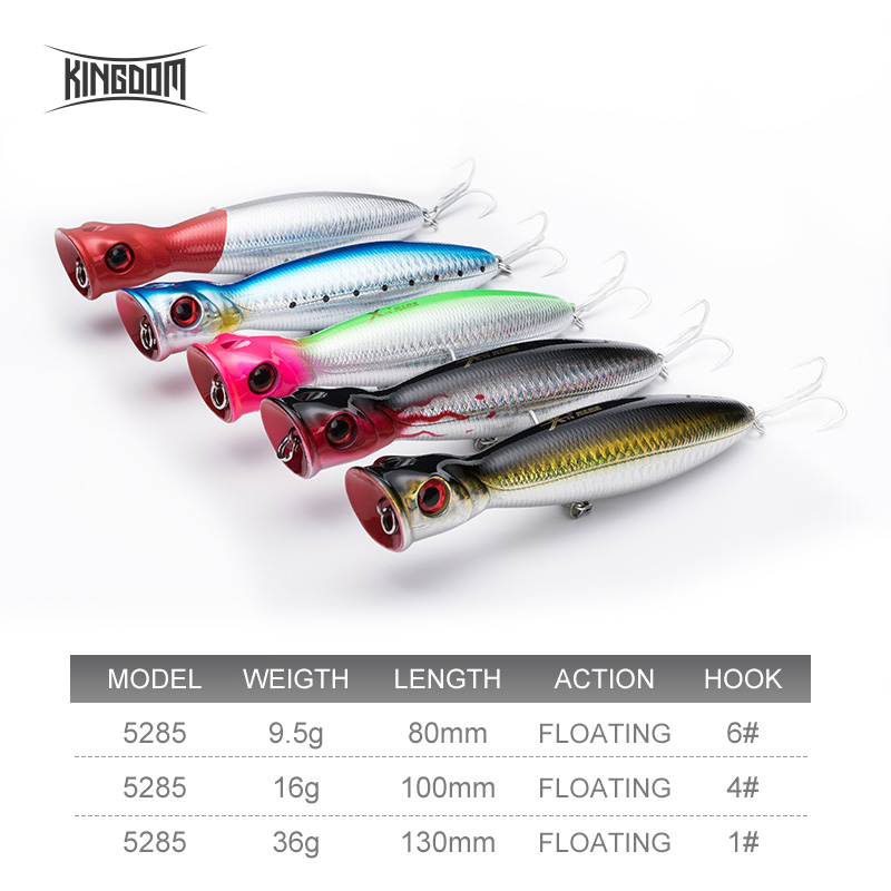 Kingdom Floating Popper Fishin - đánh giá và giá Fishing Lure Popper