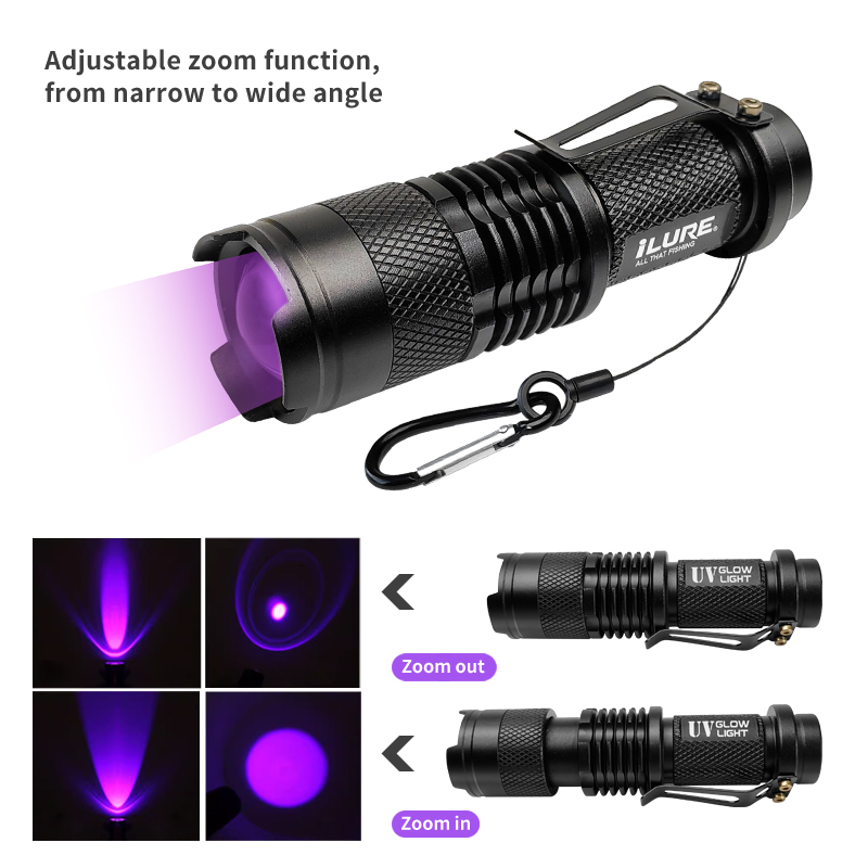 Mini UV Flashlight 395nm Ultra - đánh giá và giá Fishing Lure Making Kit