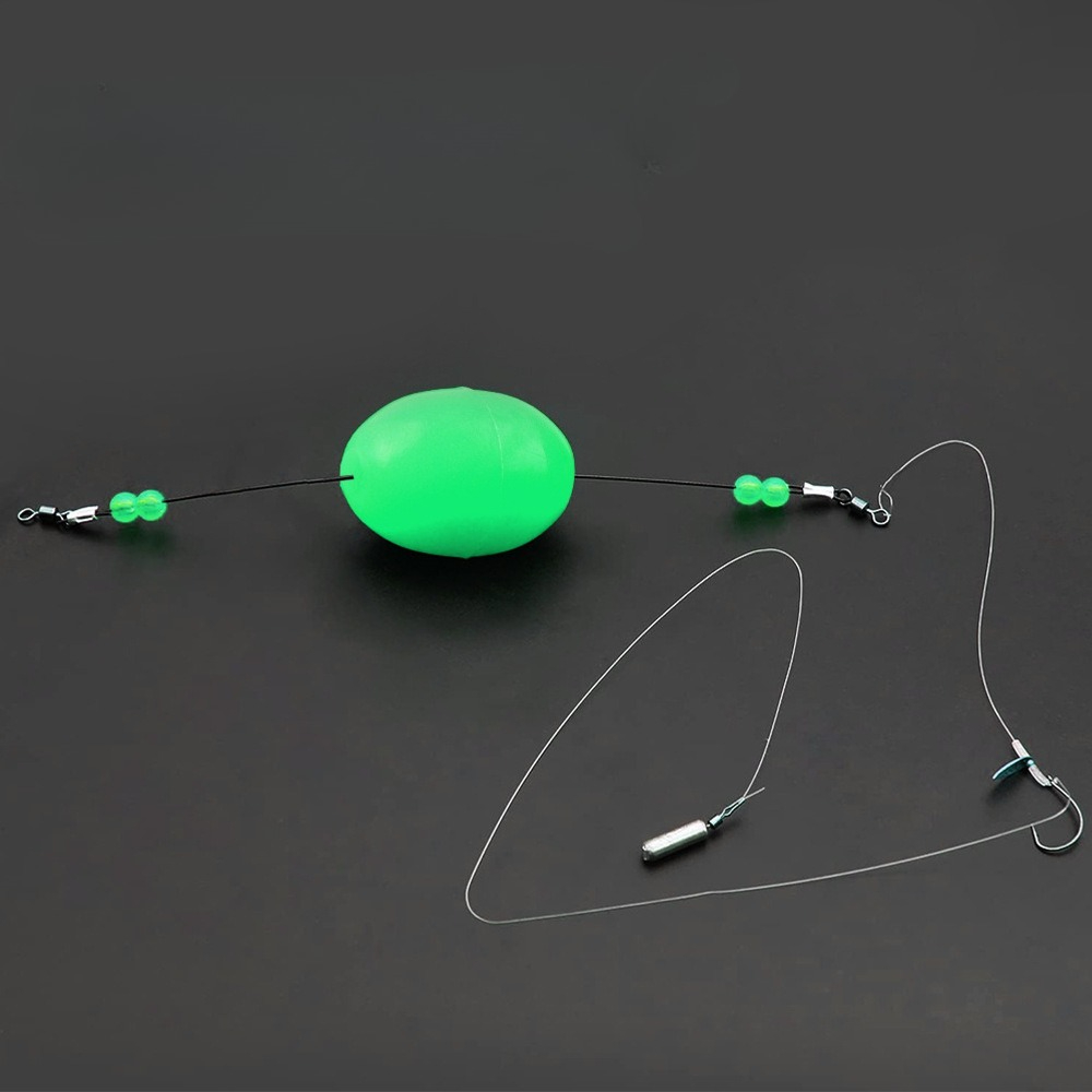 Glow Fishing Beads Oval Lumino - đánh giá và giá Fishing Lure Making Kit