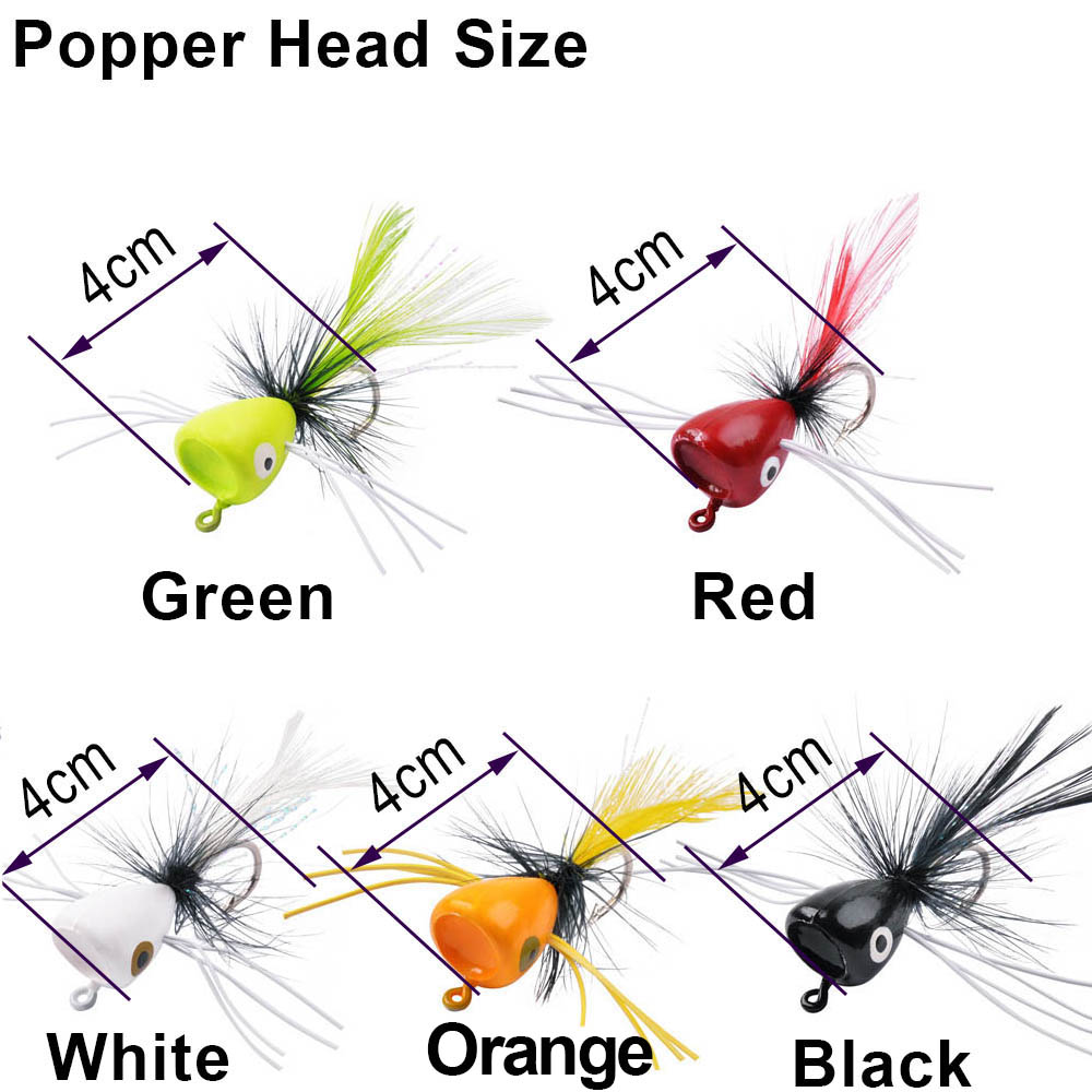 4 Xốp Câu Cá Con Popper Topwat - đánh giá và giá Fishing Lure Popper